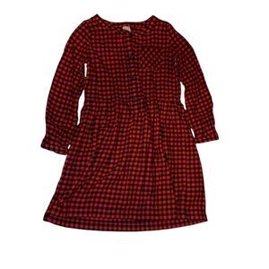 Carters red plaid dress